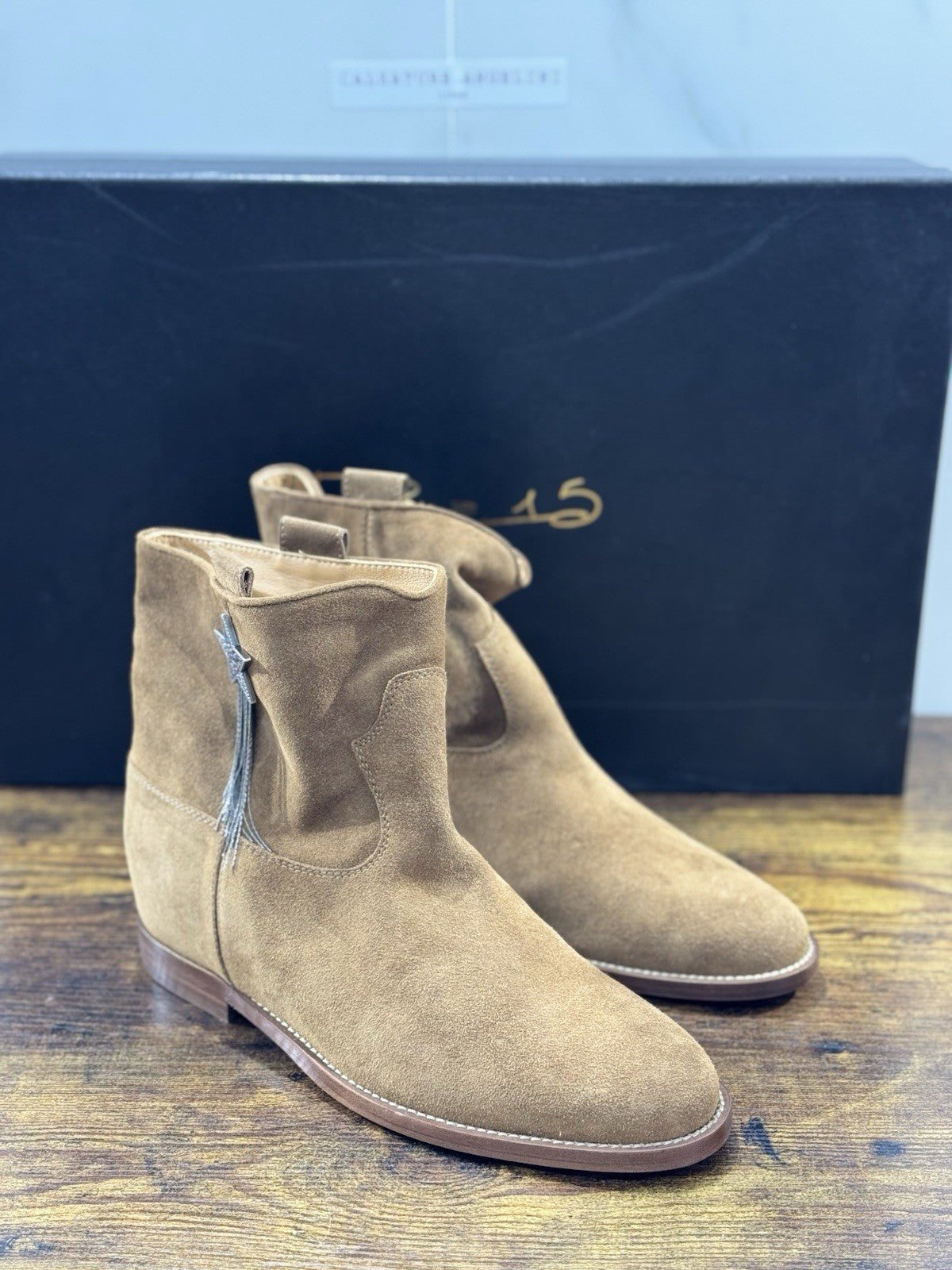 Via Roma 15 Stivaletto  Pelle  Suede Martora  Via Roma Donna 41