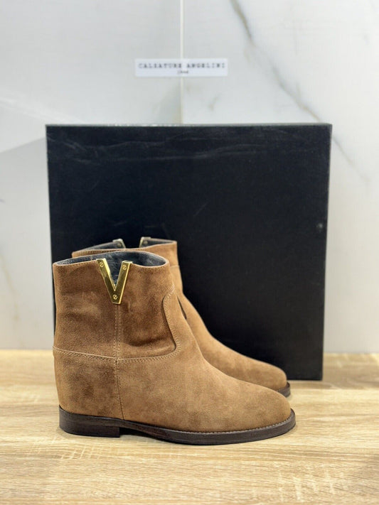 Via Roma 15 Stivaletto Donna 2576 Suede Martora 36