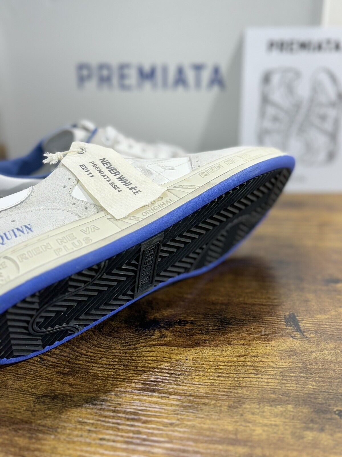 Premiata Timeless    Sneaker Uomo Pelle Bianca   Casual Sneaker Premiata Uomo 40