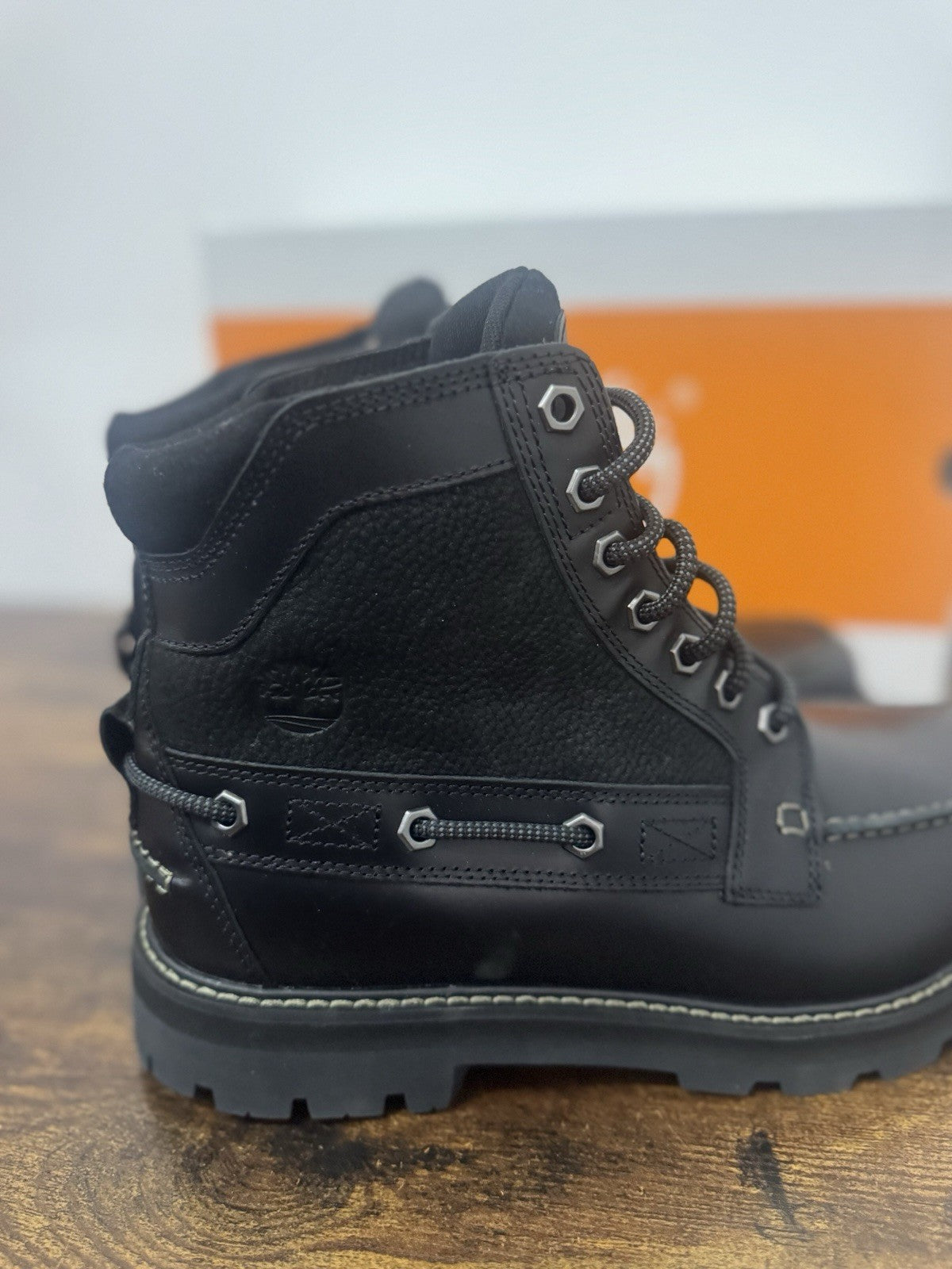 Timberland Mid Lace Boot Britton Road Pelle Nero Uomo 41