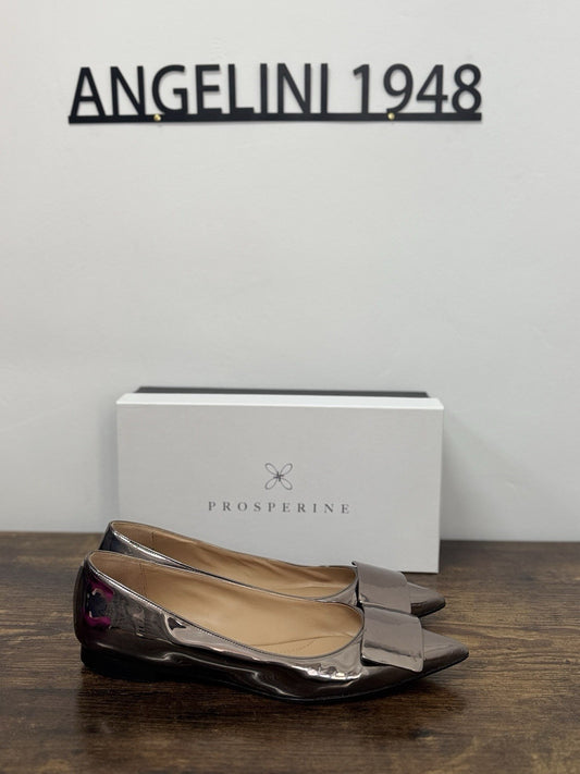 Prosperine Ballerina  Pelle Acciaio  Flat  Scarpa Donna 39