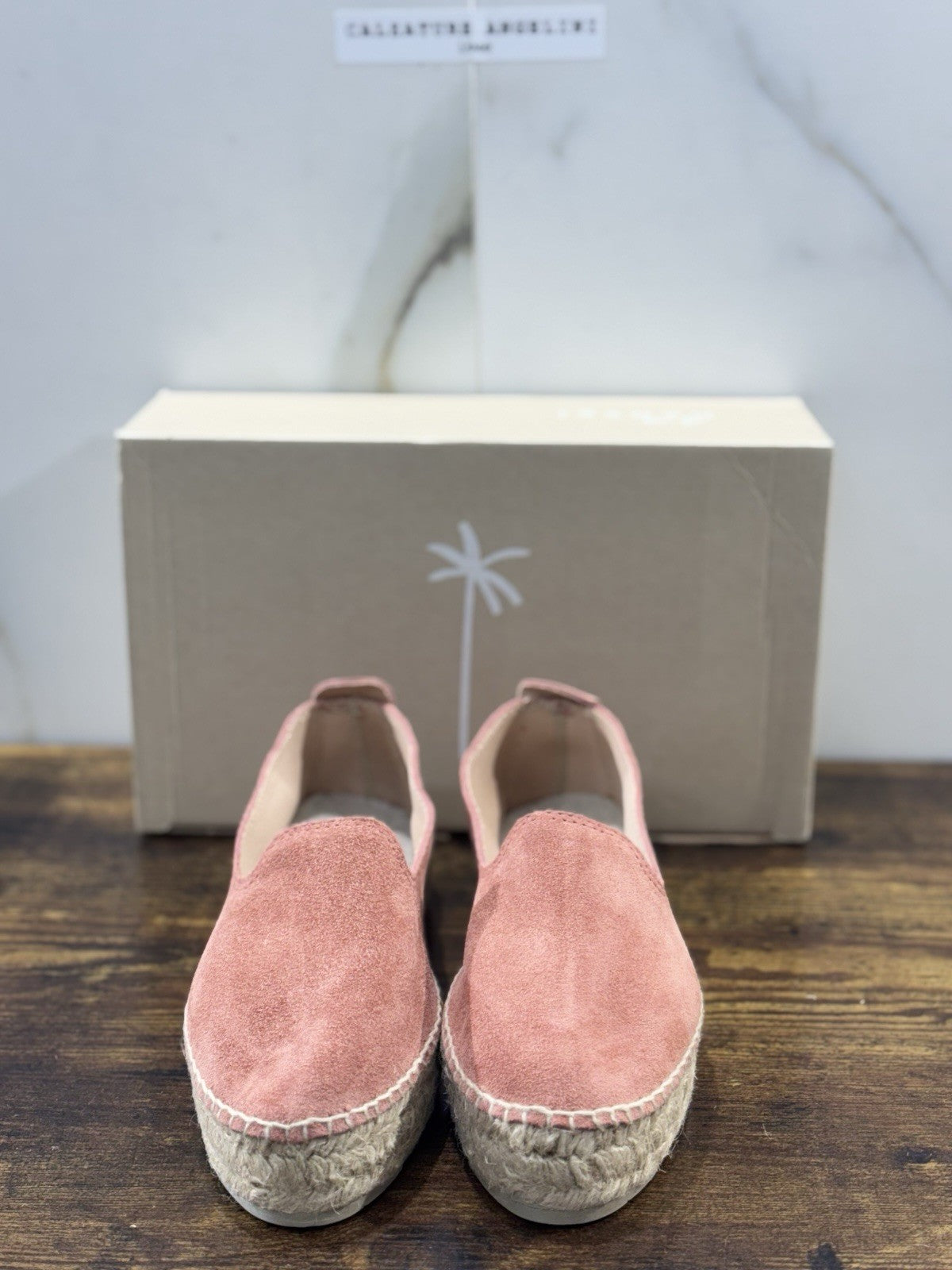 Manebi Espadrilles Mocassino Suede Terra     Zeppa Casual Manebi Shoes Donna 41