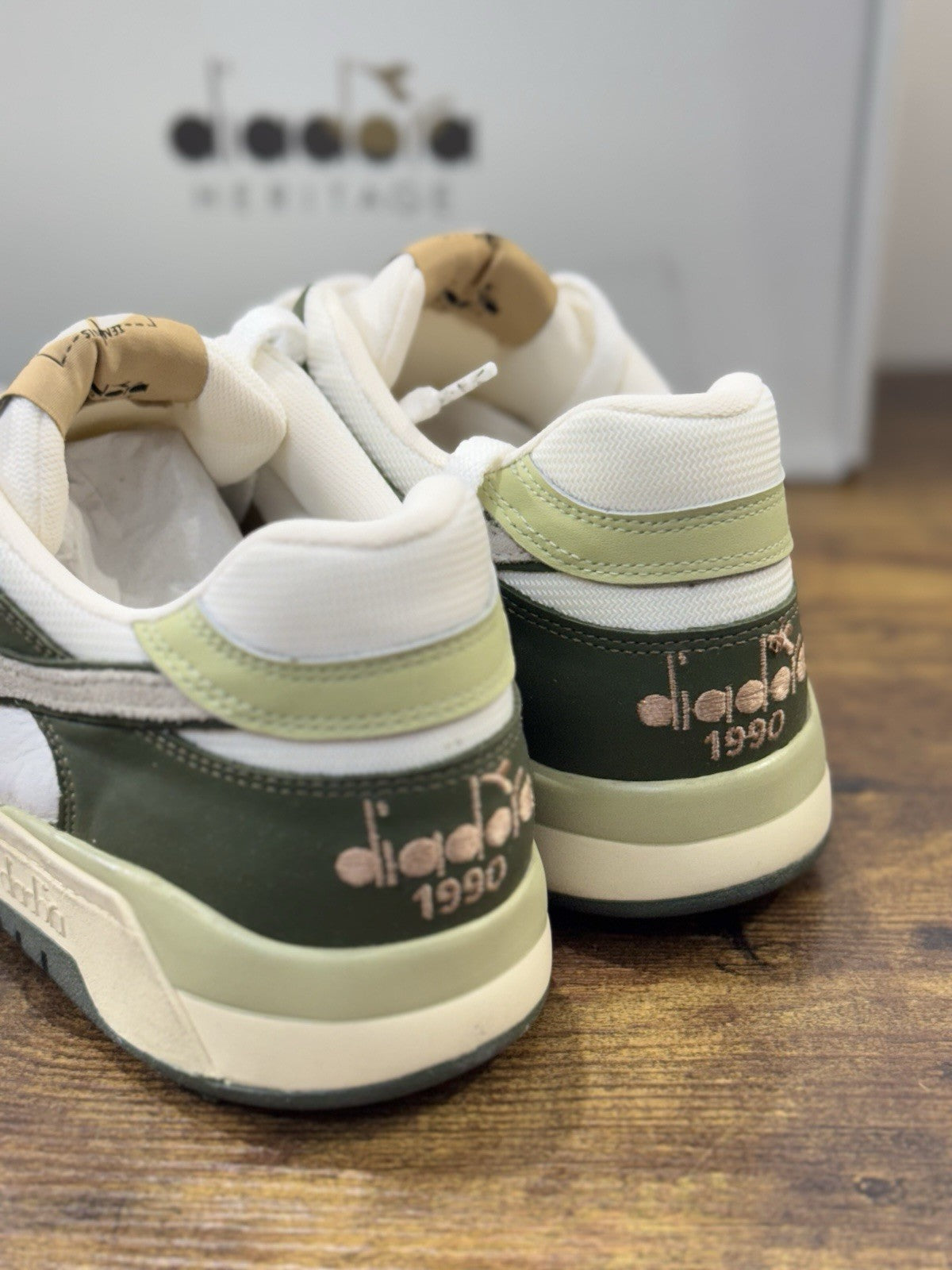 diadora heritage Sneaker B.560 Used Kombo Green  Made In Italy  Uomo 42.5
