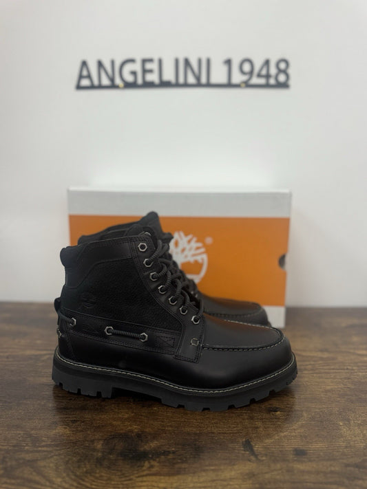 Timberland Mid Lace Boot Britton Road Pelle Nero Uomo 41