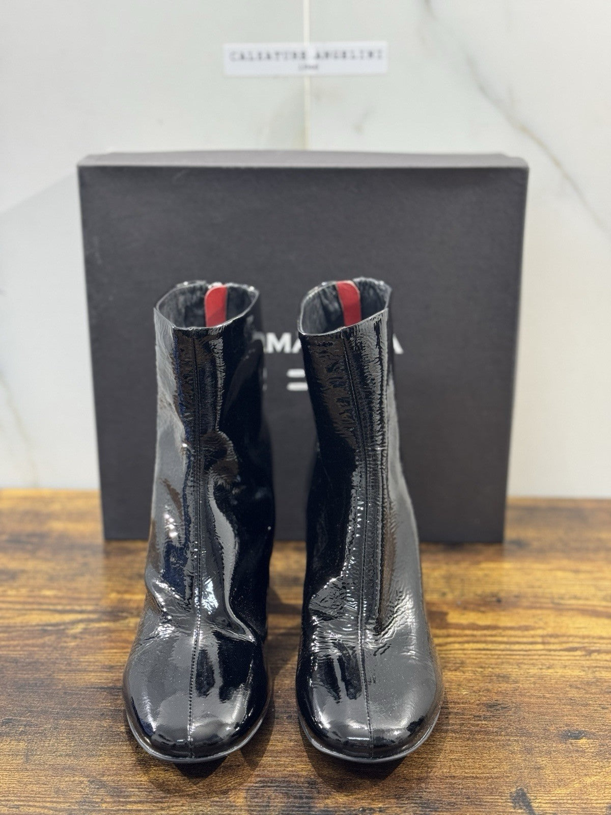 HALMANERA Stivaletto Donna Caren   Pelle    Con Tacco Casual Handmade Boot 41