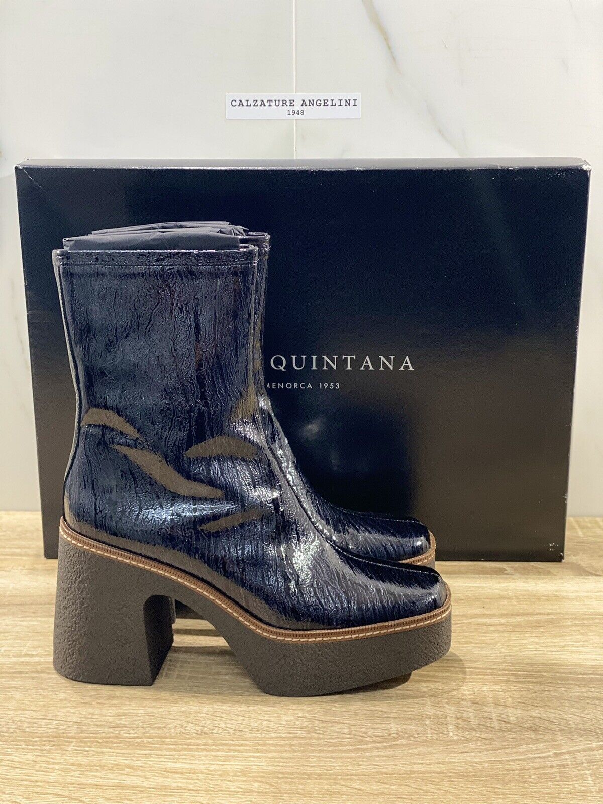 Pons Quintana Chelsea Boot Donna pelle Nero zeppa luxury boot pons quintana 41