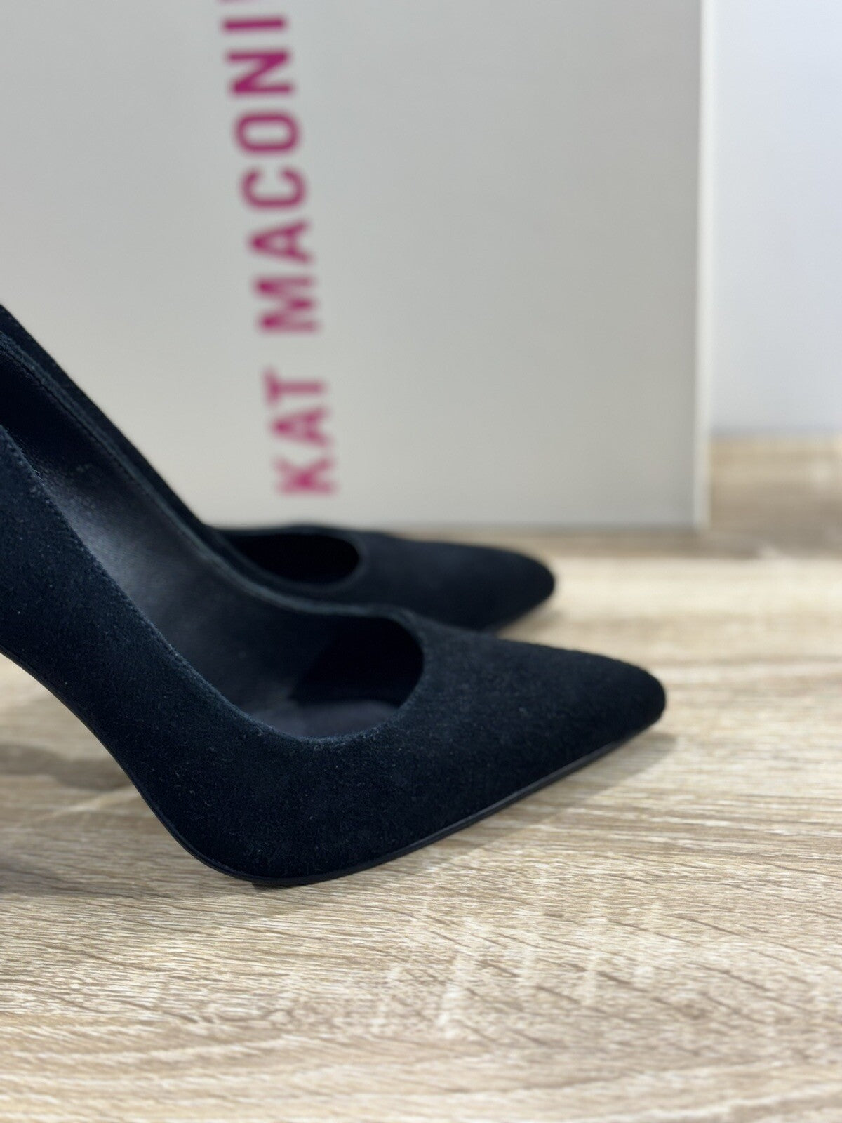 Kat Maconie Decollete’  Donna  Lidia    Suede    Nero Luxury Kat Maconie 37