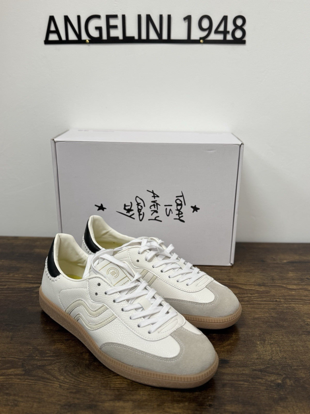 Primabase Sneaker Suede Pelle Bianca Extra light Casual Uomo 46