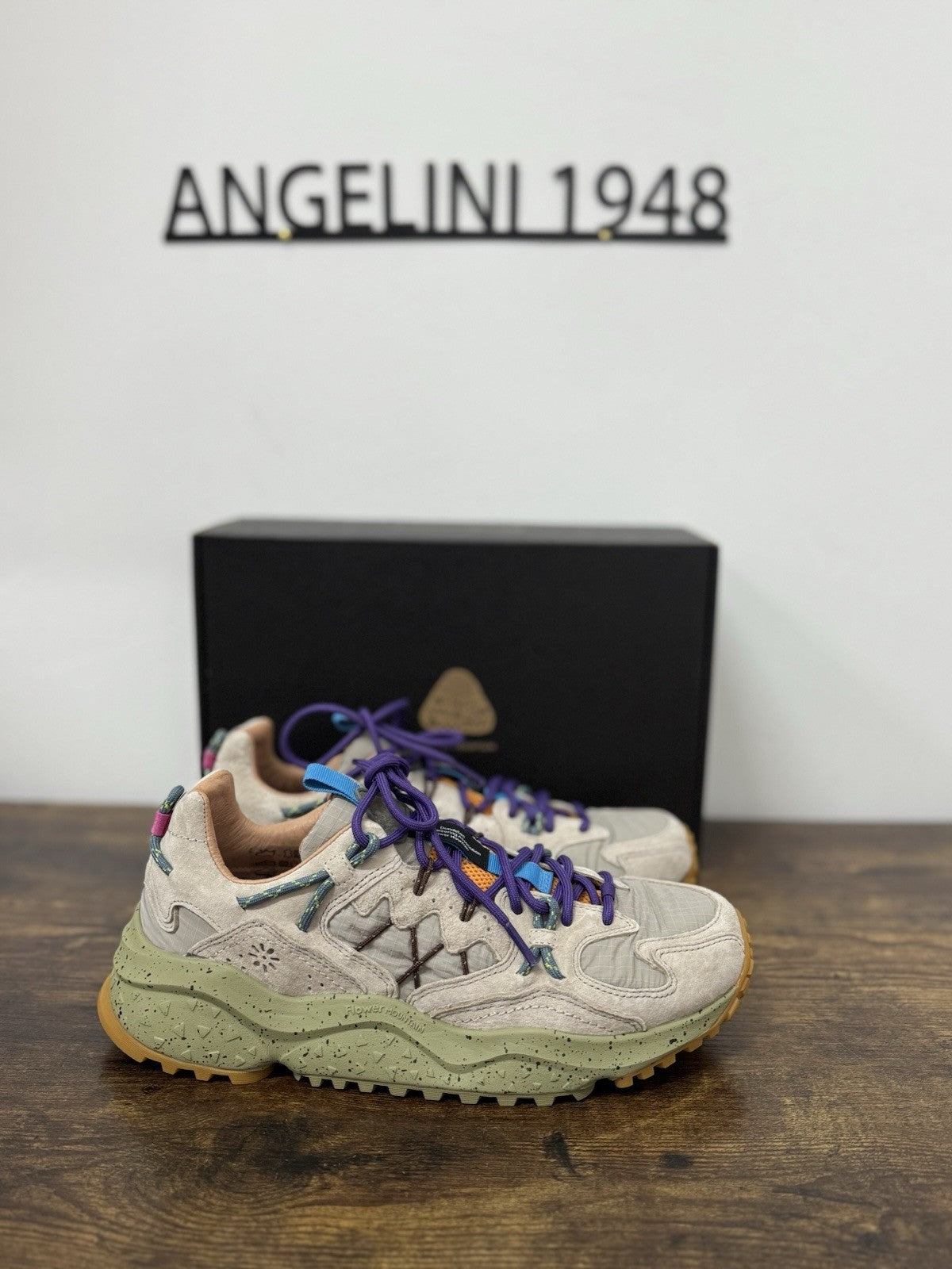 Flower Mountain Yamabushi Suede Grey Casual Uomo 42