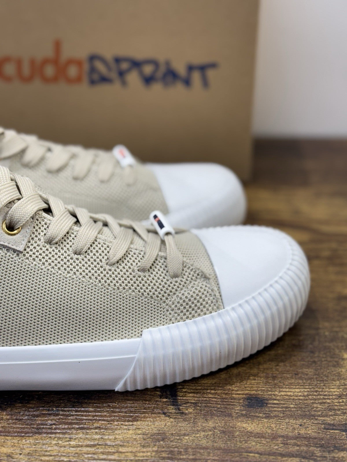 Barracuda Sneaker Sprint In Tela Beige  Casual Uomo 44