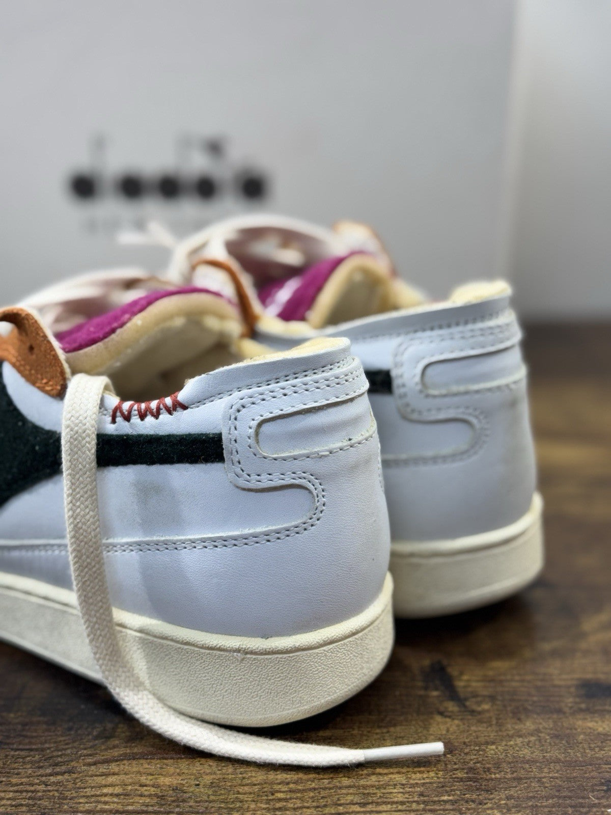 diadora heritage Sneaker Mi Basket Row Cut Tennis      Made In Italy  Uomo 40