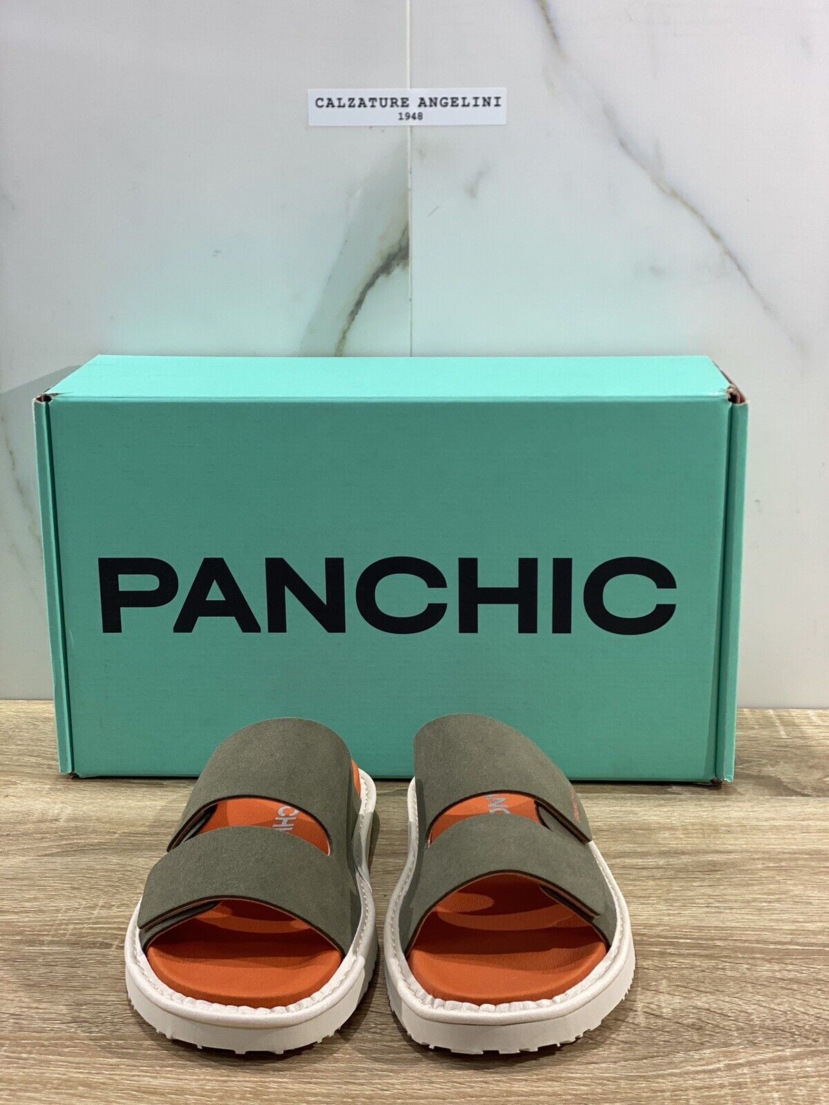 Panchic Sandalo Uomo Flat Slide Verdone Ultra Light 40