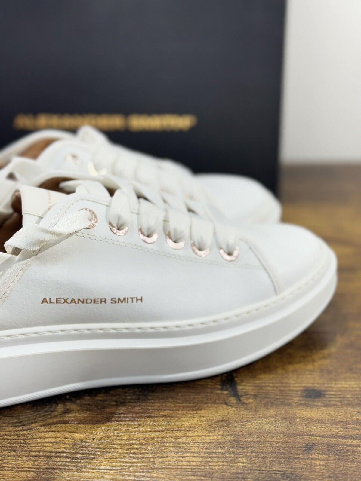 Alexander Smith London  Sneaker Donna Wembley  Pelle White   39