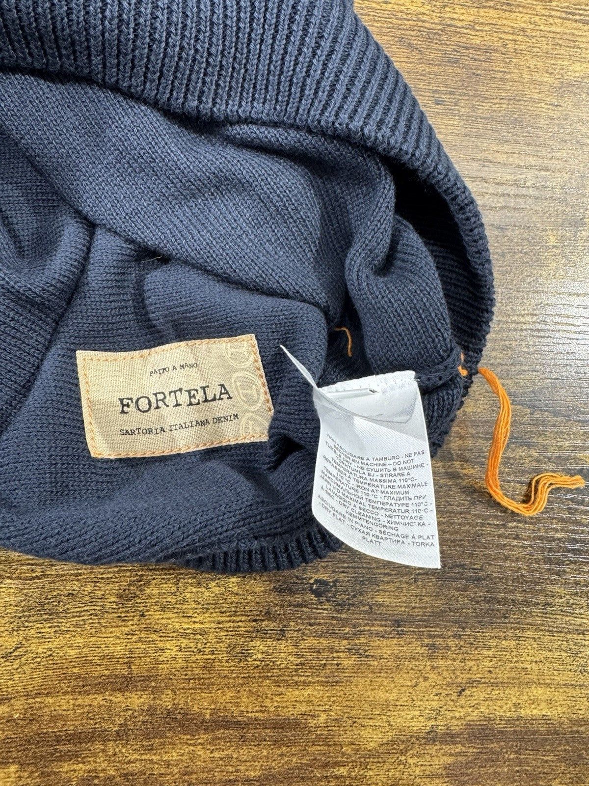 Fortela Round Neck Maglione  Icon Fortela Men Sweatshirt Blu Uomo M