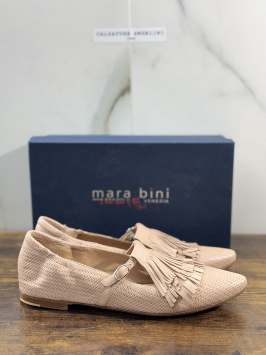 Mara Bini Ballerina   Donna Pelle Cipria     Handmade Sacchetto 40