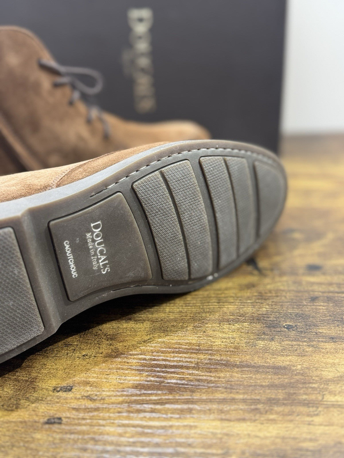 Doucal’s Stivaletto Suede Cuoio Luxury Doucal’s Uomo 45.5