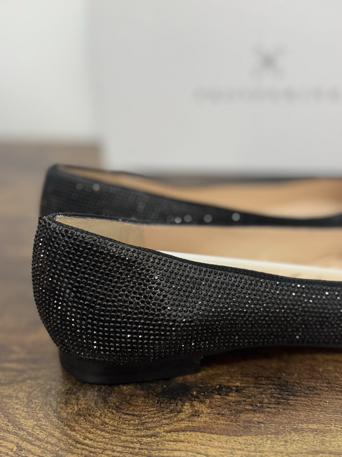 Prosperine Ballerina Crystal Nero  Casual Scarpa Donna 41