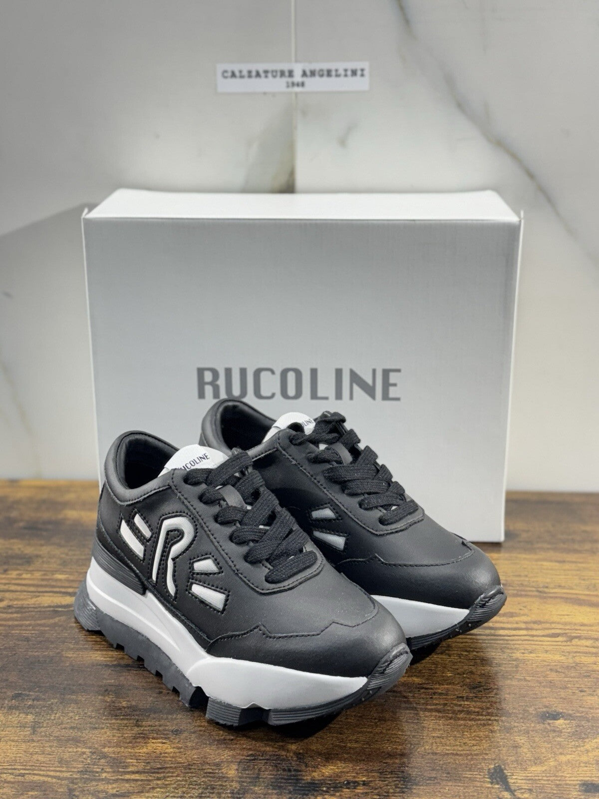 Ruco Line Sneaker Donna Aki Nera    Casual Sneaker Woman 36