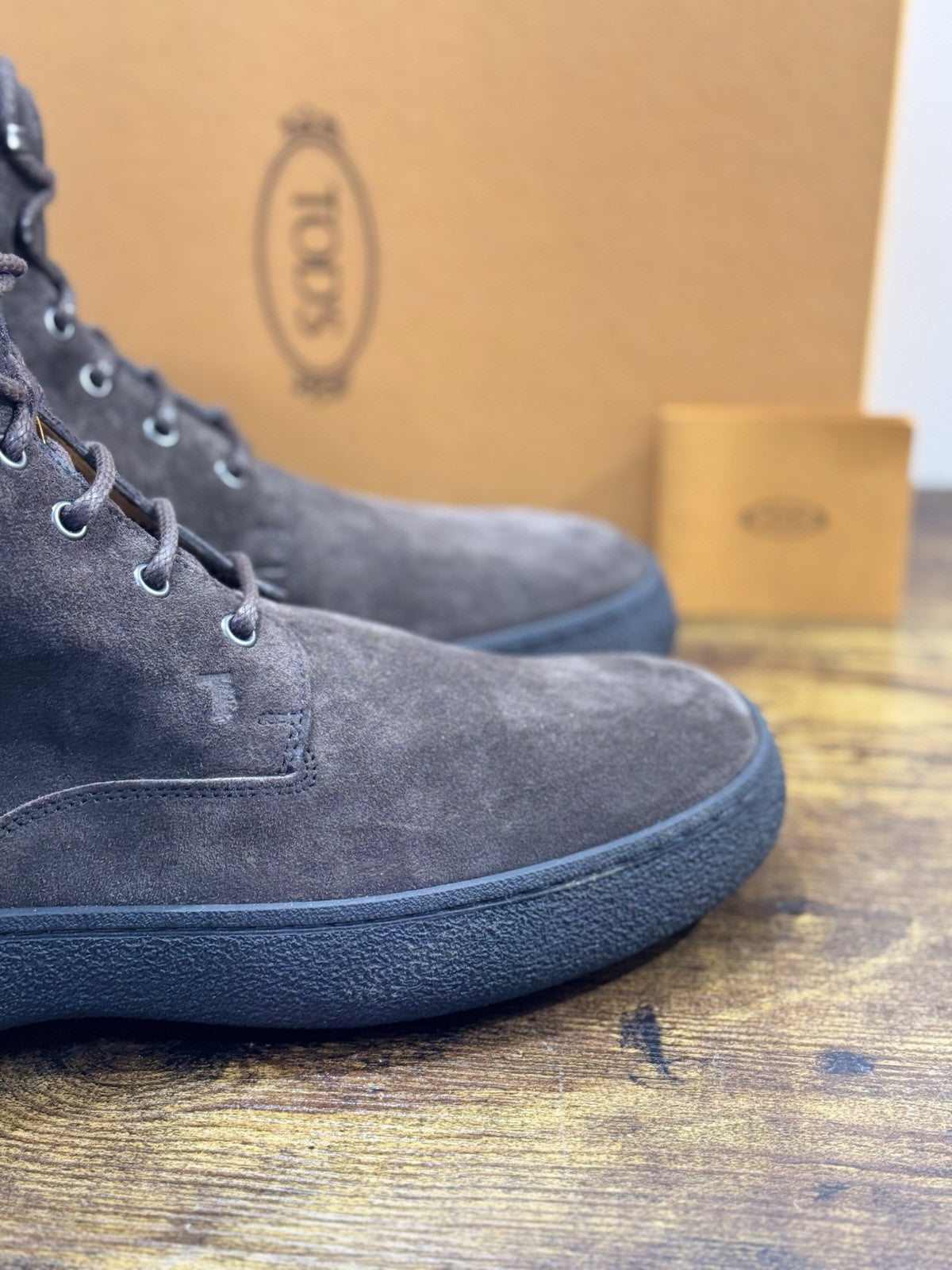 Tod’s Polacco  Winter Gommino Icon Suede Testa Moro  Luxury Tod’s Uomo 44