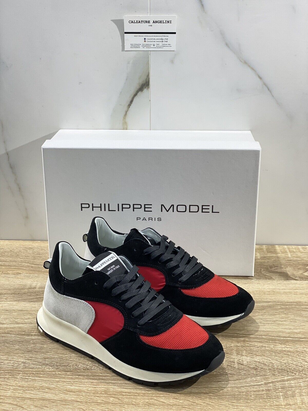 Philippe Model Montecarlo sneaker uomo 70 years Nera casual 44