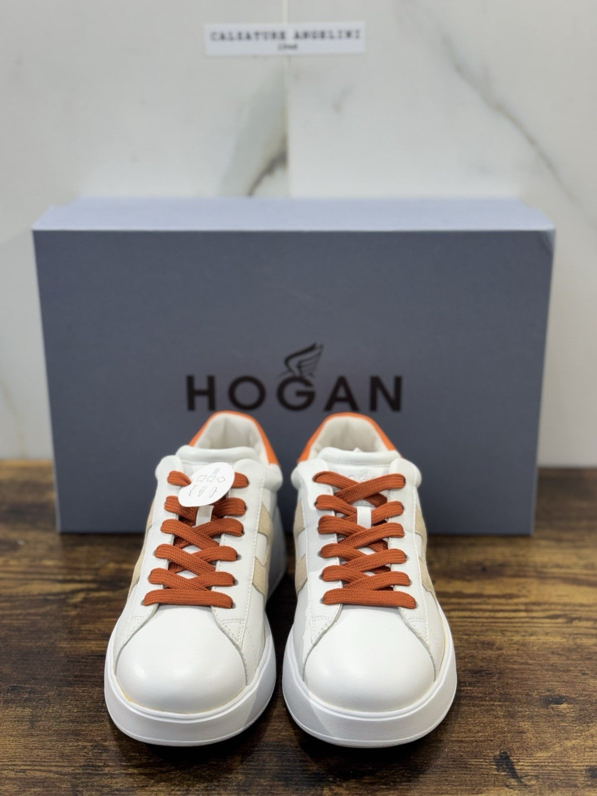 Hogan Rebel H564 Sneaker Pelle Bianca Casual Hogan Donna 35.5