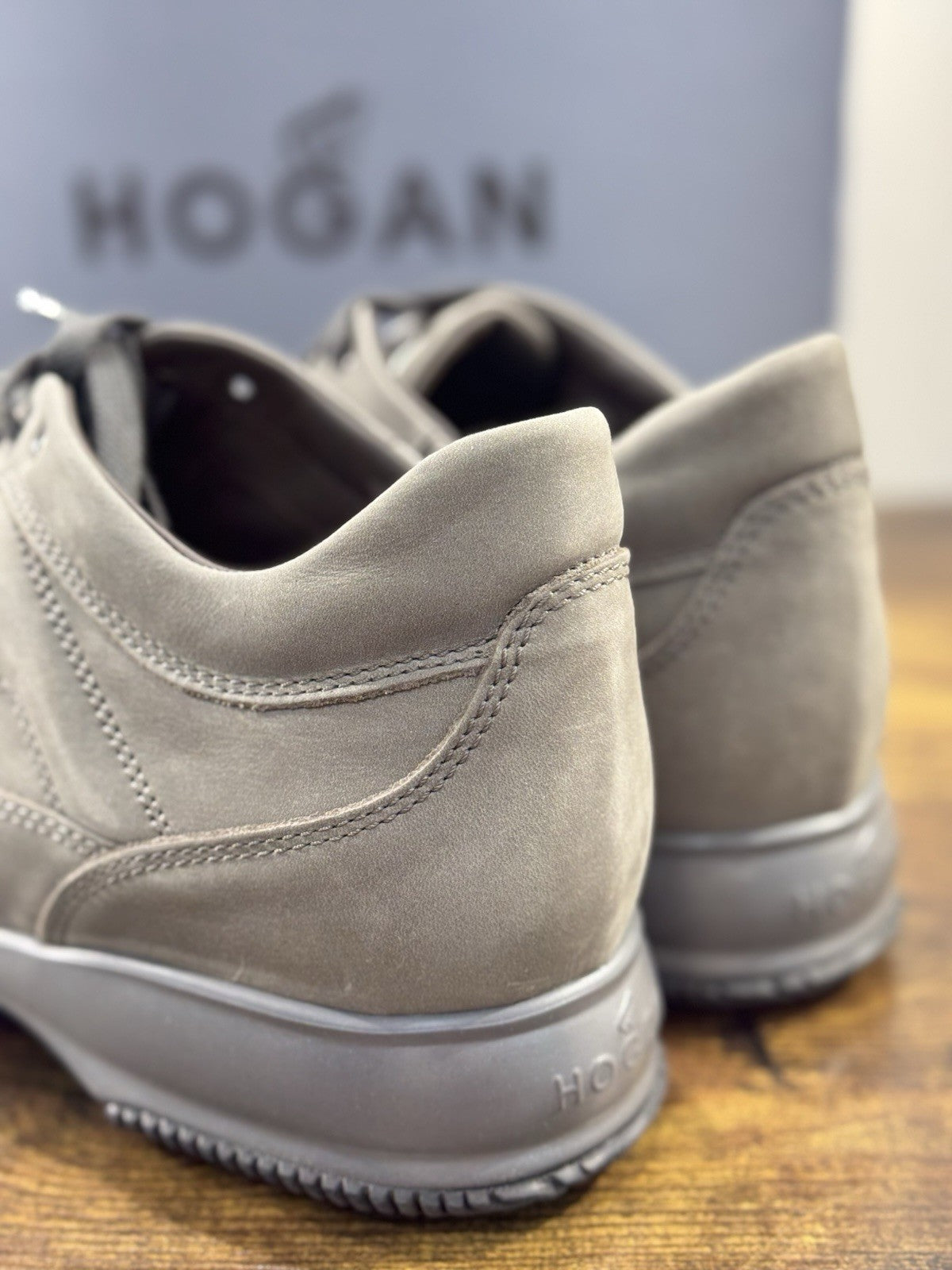 hogan interactive Sneaker Pelle Nabuk Carbone Uomo 41.5