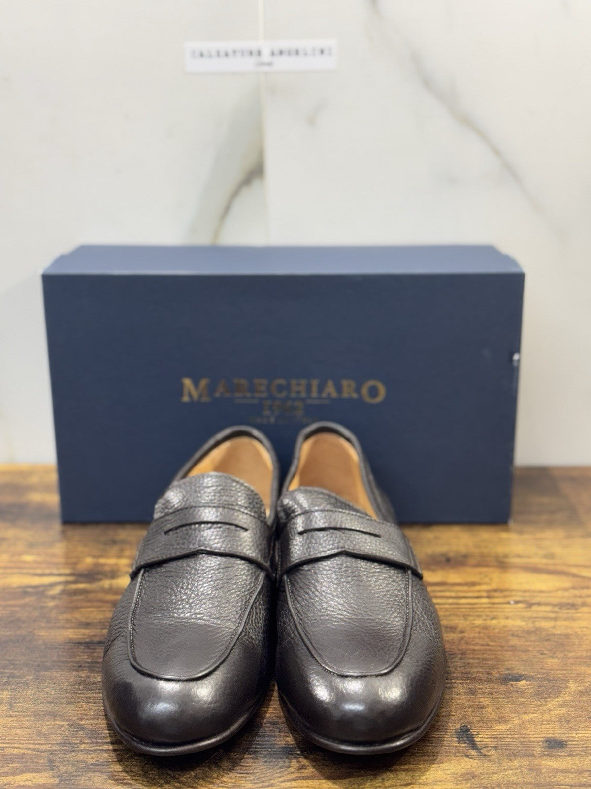 Marechiaro Mocassino Uomo Pelle Cervo Ultra Flexible Casual Uomo 44