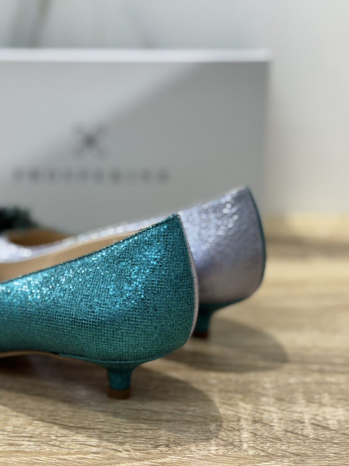 Prosperine Decollete’ donna Damir Verde Pelle   lavorazione sacchetto 38