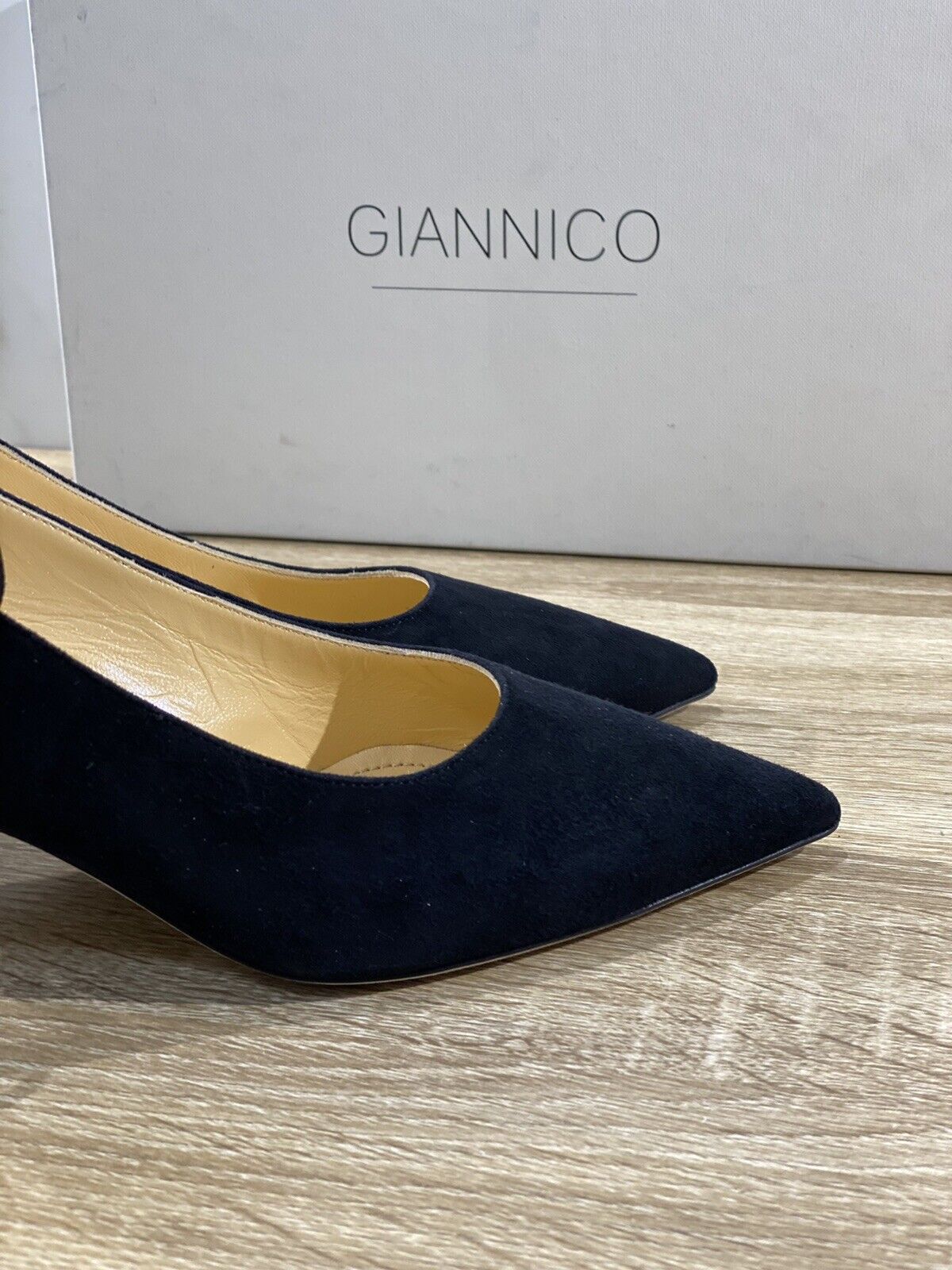 Giannico Black Pumps Woman In Suede Black Luxury Giannico Woman Shoes 37