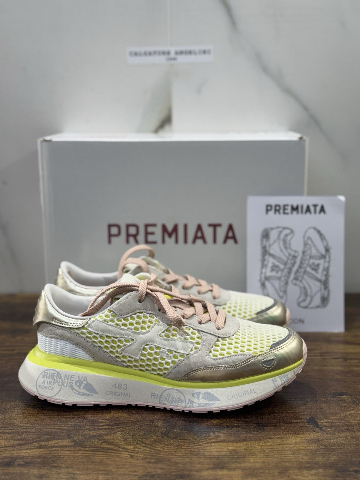 Premiata Lauryn Sneaker  Fluo Casual Premiata Scarpa Donna 39