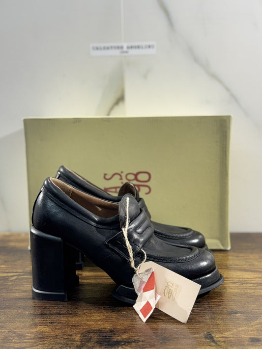 A.S 98 Mocassino Donna Con Tacco Causal Loafer Woman 36