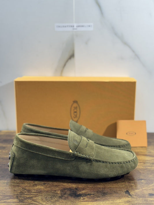 Tod’s Mocassino Uomo Icon Driver Gommino Suede Verdone  Luxury Tod’s 42