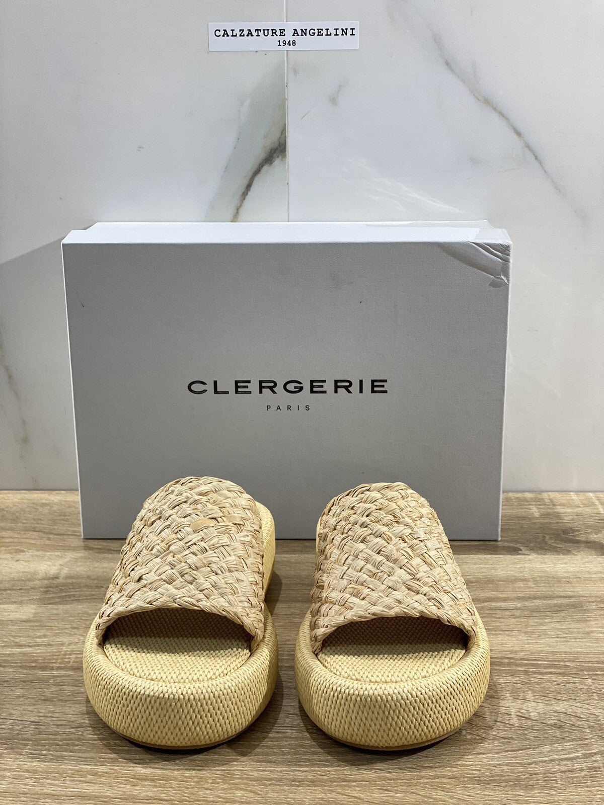 Clergerie Sandalo Donna Ajoe  Raffia Naturale Luxury Clergerie Loafer 39.5