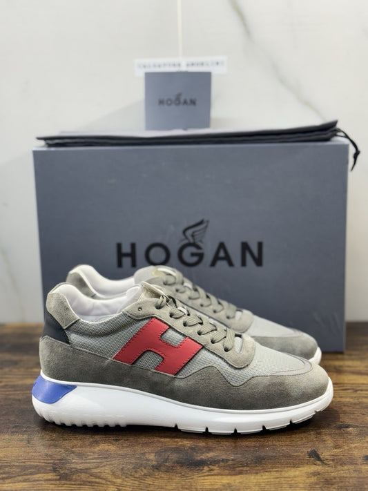 Hogan Interactive 3 Sneaker Suede Grey Memory Foam Uomo 42.5