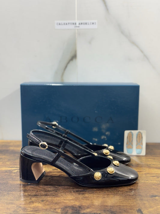 A.bocca Sling Back Nera Con Tacco Icon A.bocca Donna 41