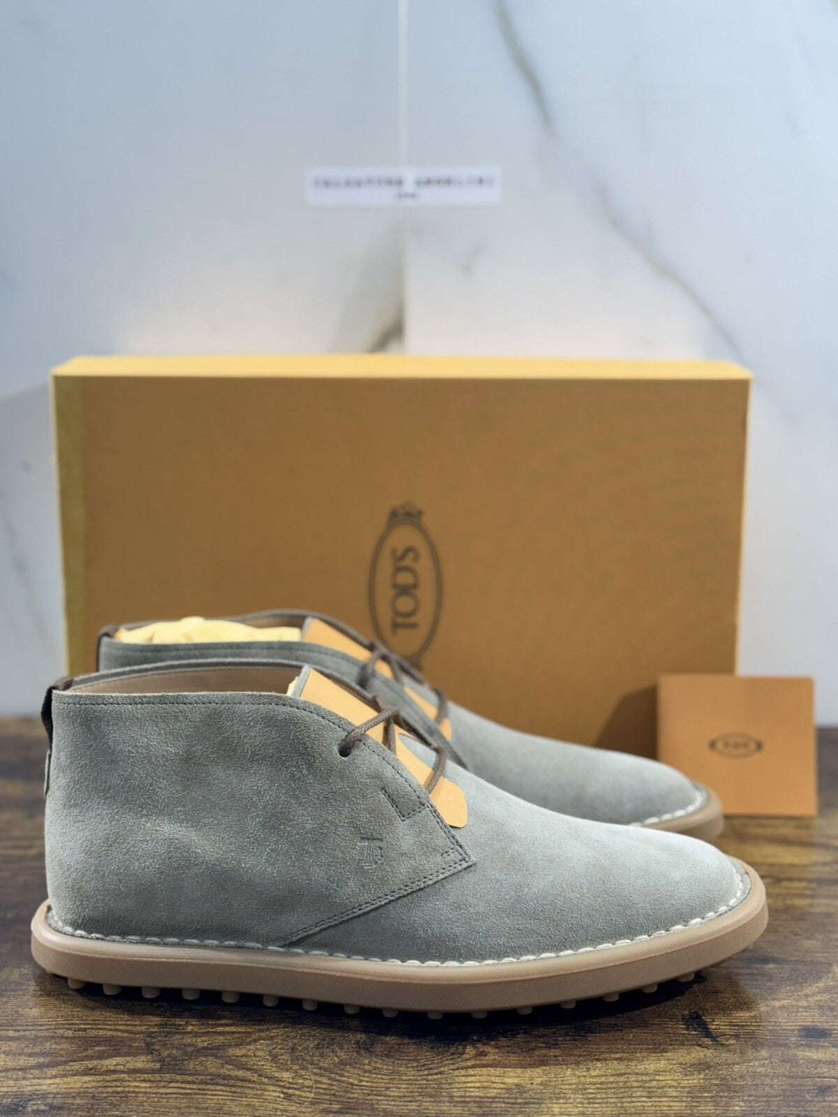 Tod’s Polacchino Uomo Icon Sport Casual Luxury Tod’s Men Shoe Suede Tortora 41