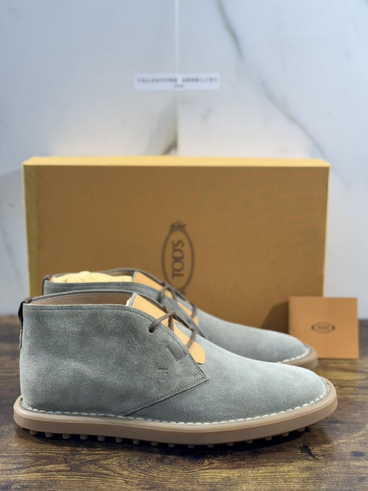 Tod’s Polacchino Uomo Icon Sport Casual Luxury Tod’s Men Shoe Suede Tortora 41