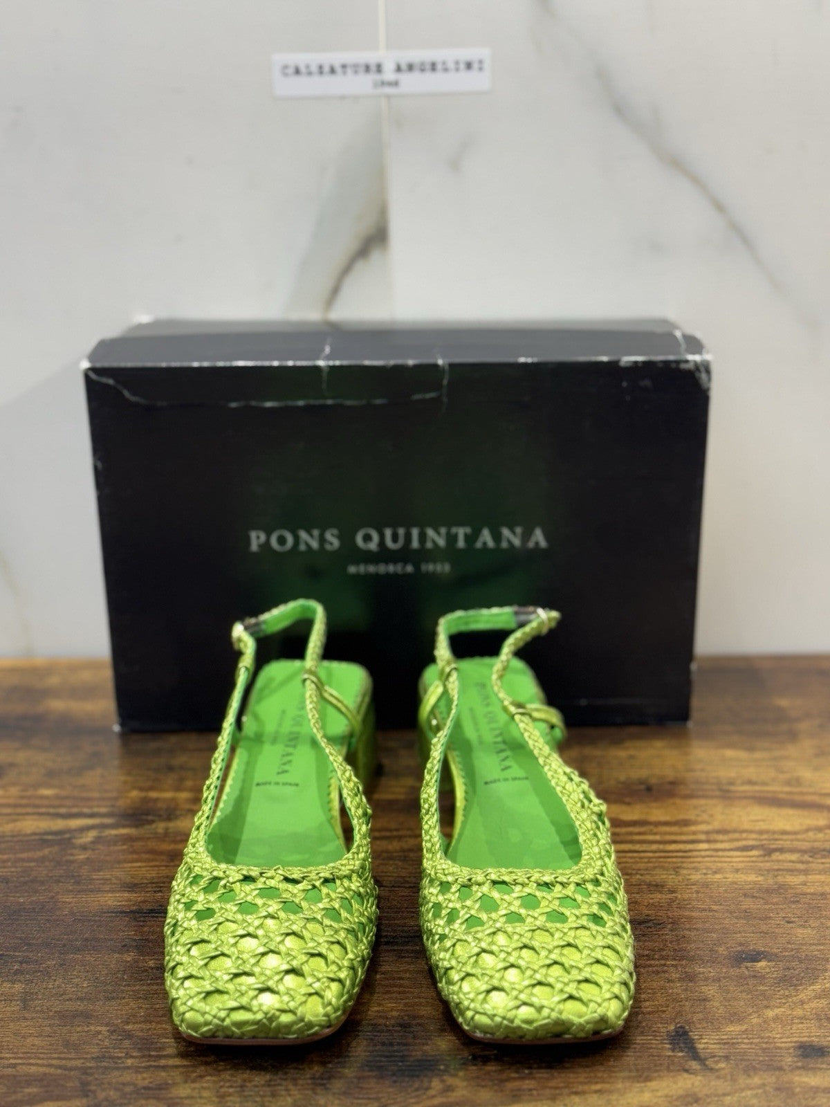 Pons Quintana Sandalo Sling Back Verde Con Tacco   Casual Pons Quintana Donna 40