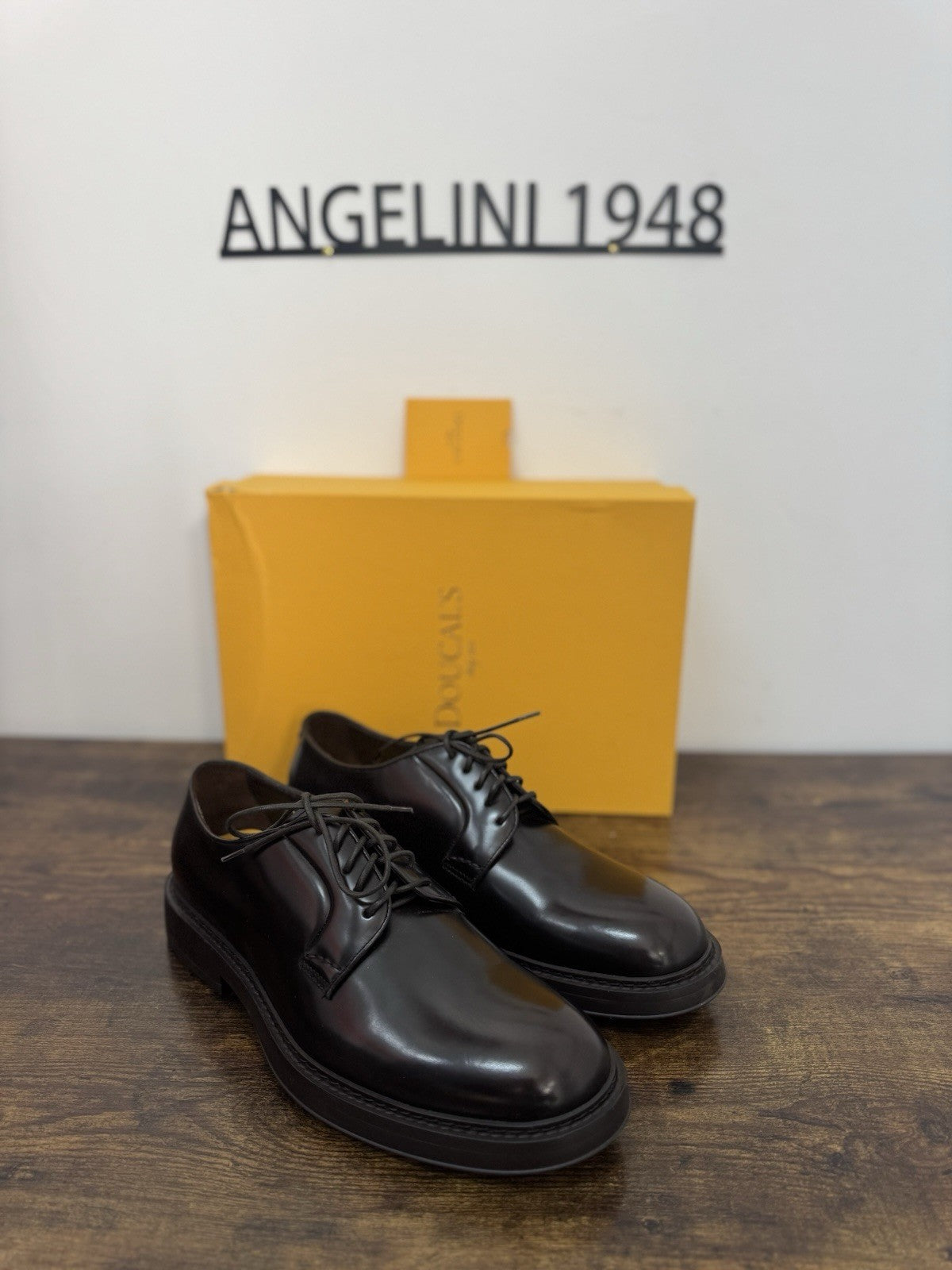 Doucal’s Derby   Pelle Marrone T Moro   Casual Scarpa Doucal’s Uomo 44