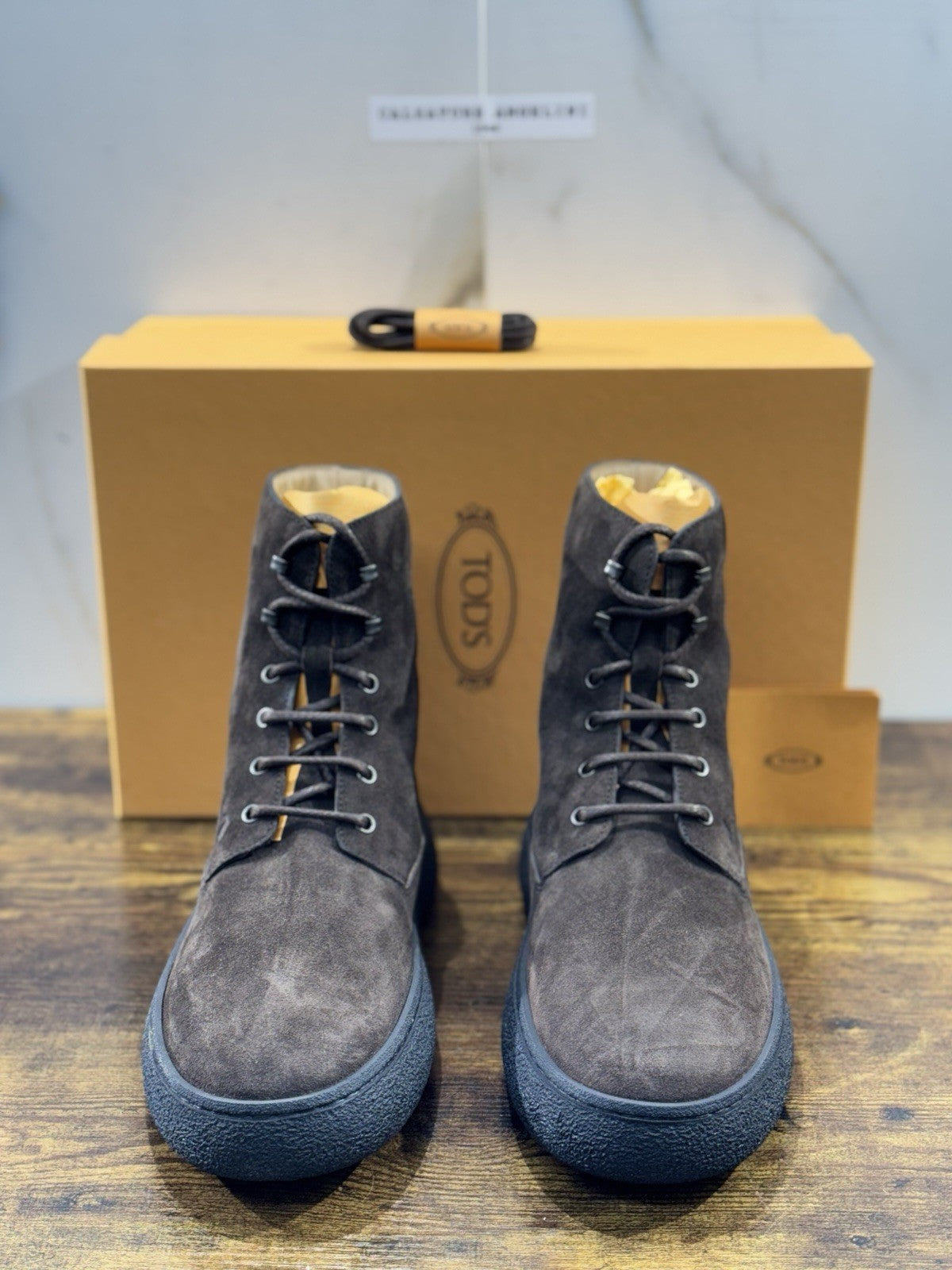 Tod’s Polacco  Winter Gommino Icon Suede Testa Moro  Luxury Tod’s Uomo 41