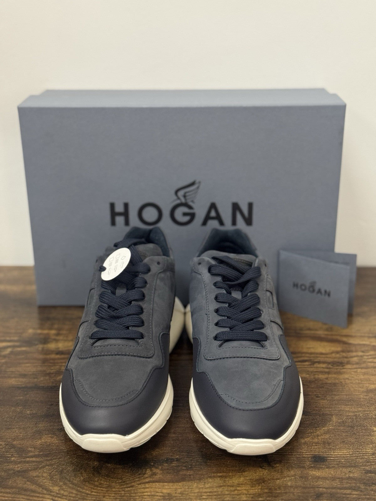 Hogan Interactive 3 Pelle Nabuk Blu  Casual Hogan Uomo 40