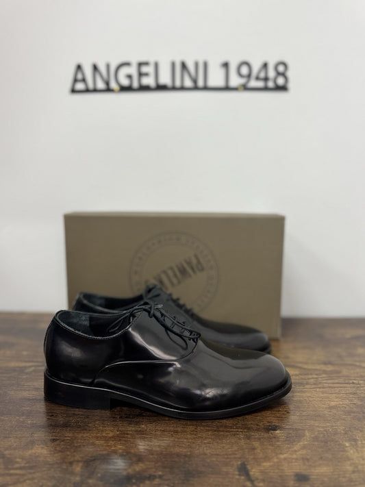 Pawelk’s Stringata Pelle Nera Polish Fondo Cuoio      Casual Uomo 40