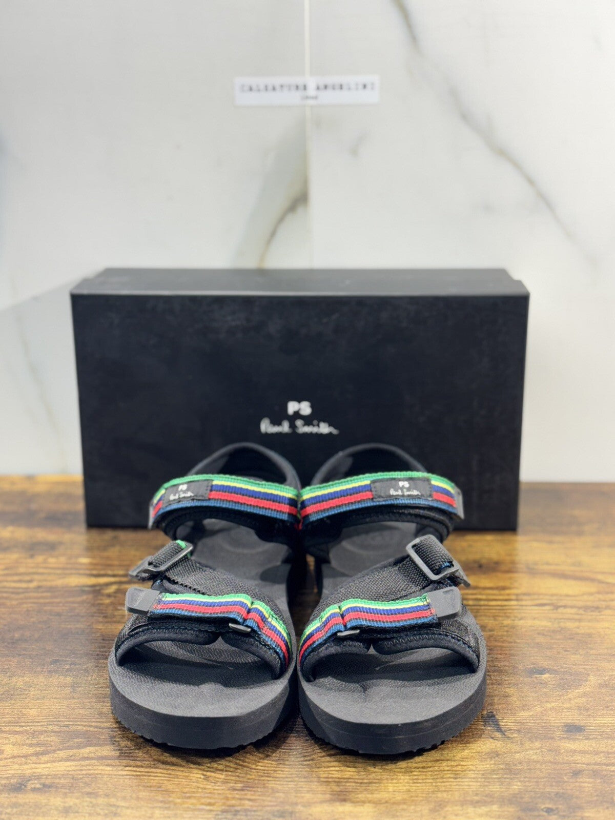 Paul Smith Sandalo Uomo Cycle Strap Colore Nero 43