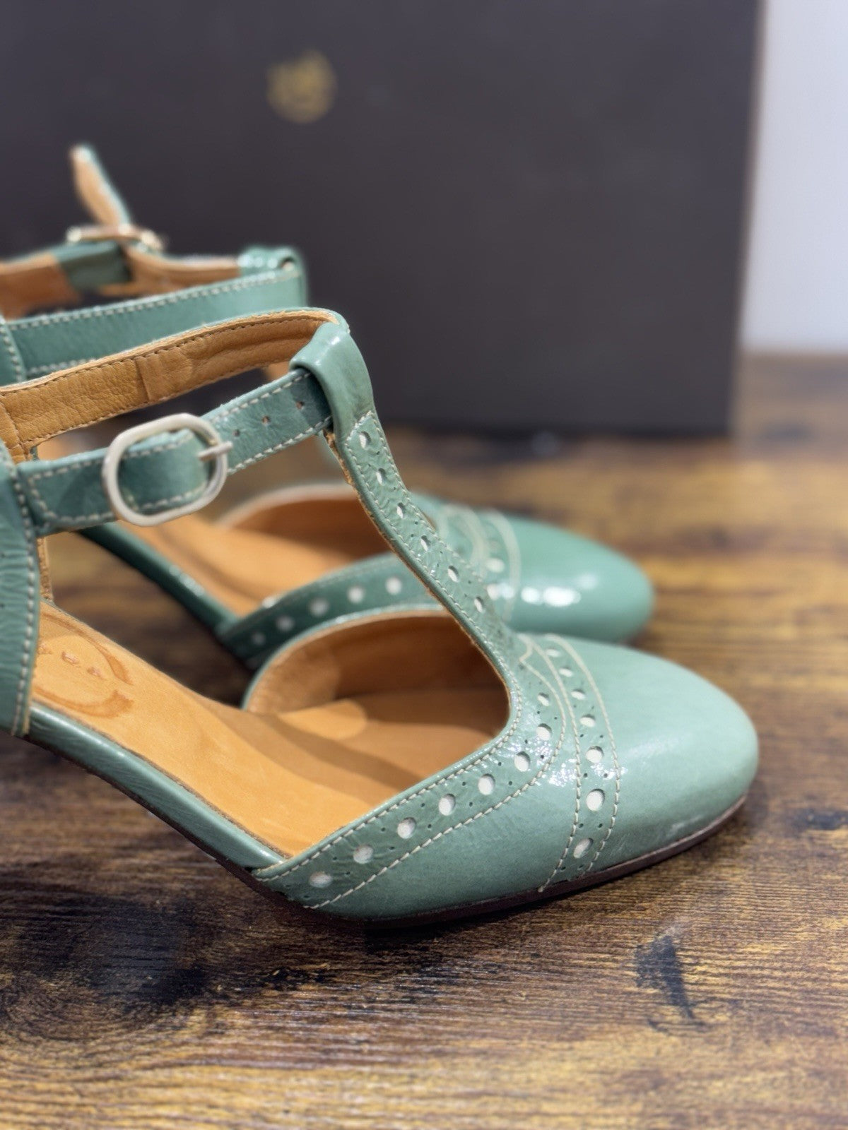 Chie Mihara Sandalo Donna Mira Pelle Verde Tacco 36