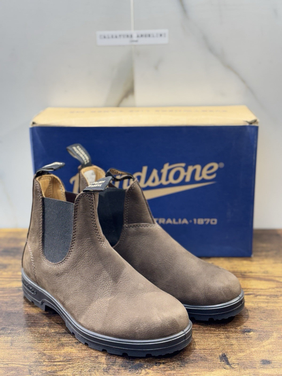 Blundstone 1606 Nabuck Marrone Uomo 40