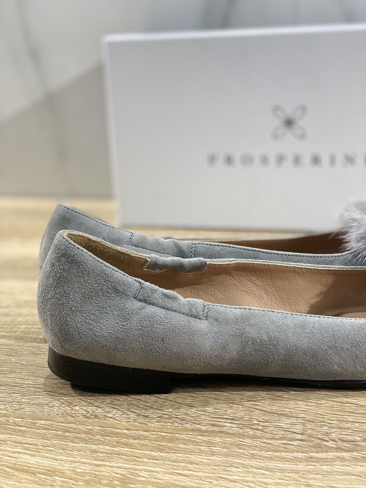 prosperine ballerina donna 7563  Suede  Grigio   lavorazione sacchetto 37