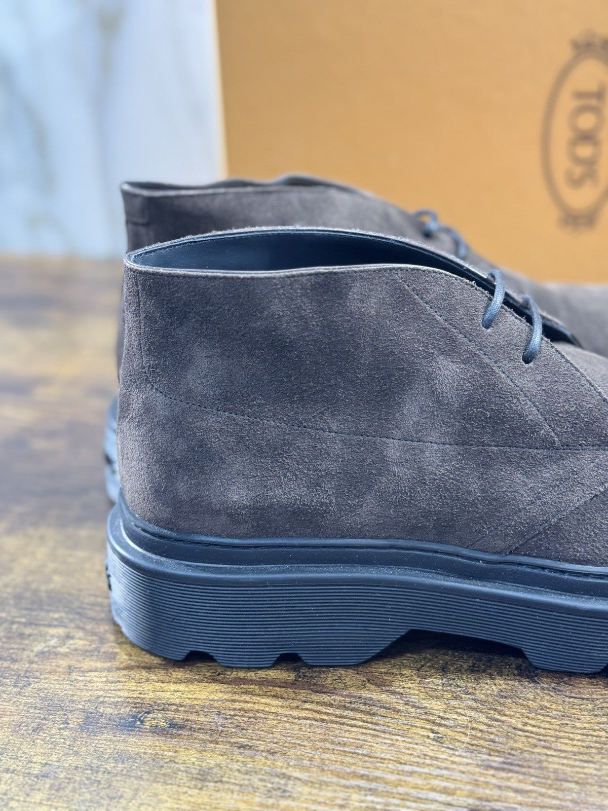 Tod’s Polacco Suede Testa Moro Commando   Extra Light Luxury Tod’s Uomo 41