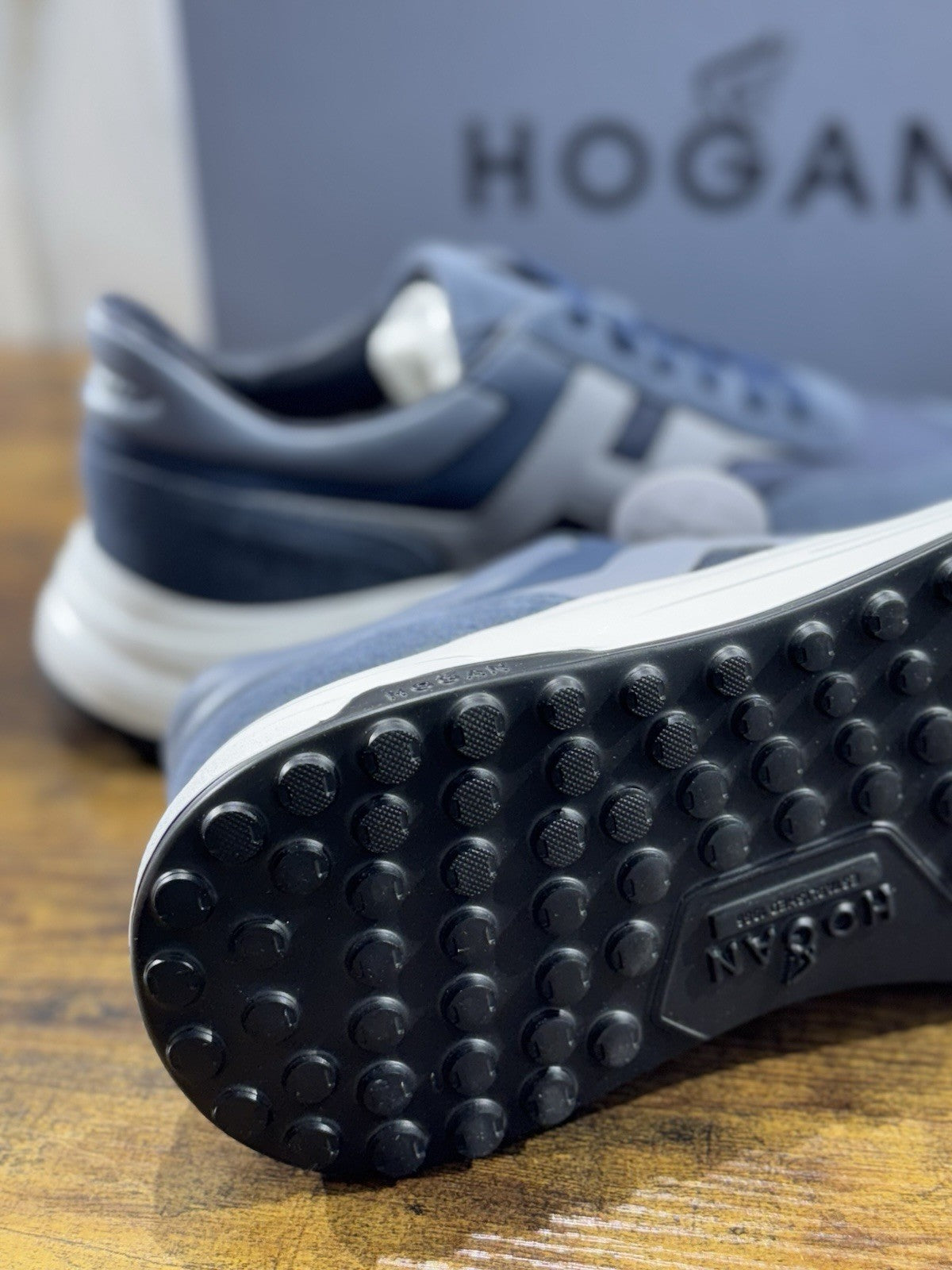 Hogan New Hyperlight Sneaker Blu   Memory Foam Luxury Hogan Uomo 45