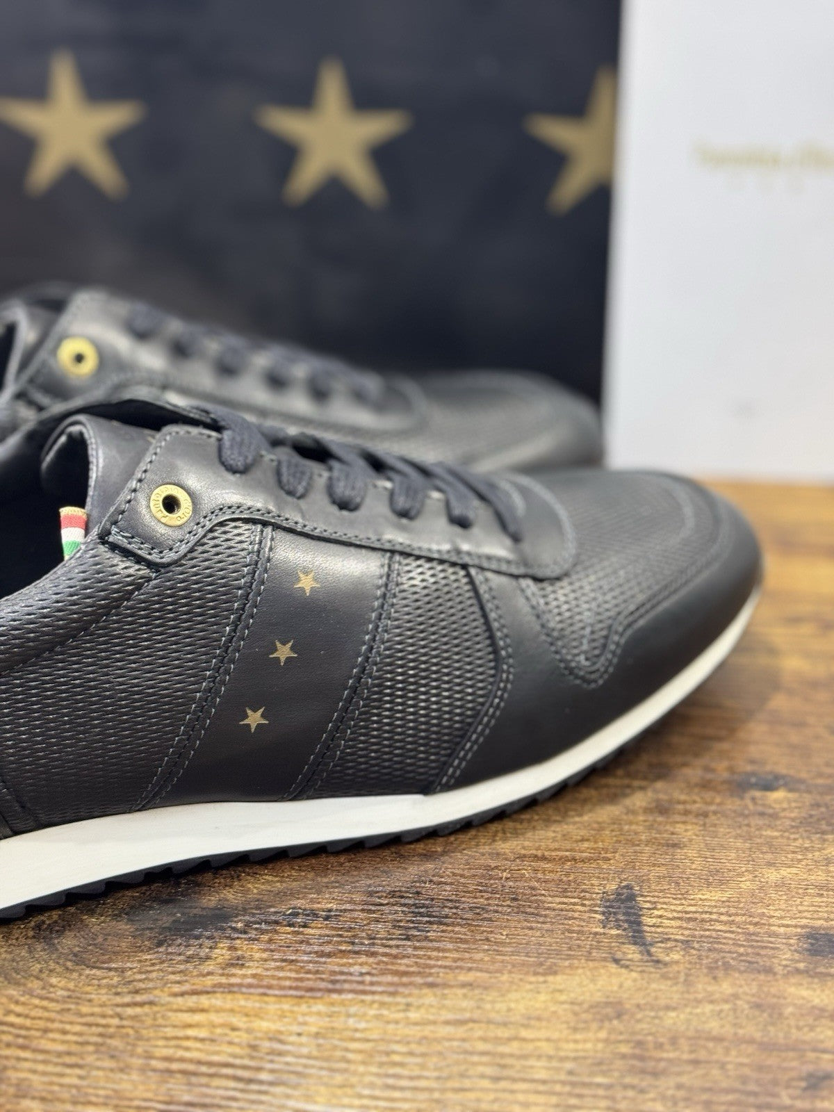 Pantofola D’oro Sneaker  Teramo     Pelle Nera   Casual Scarpa  Uomo 45