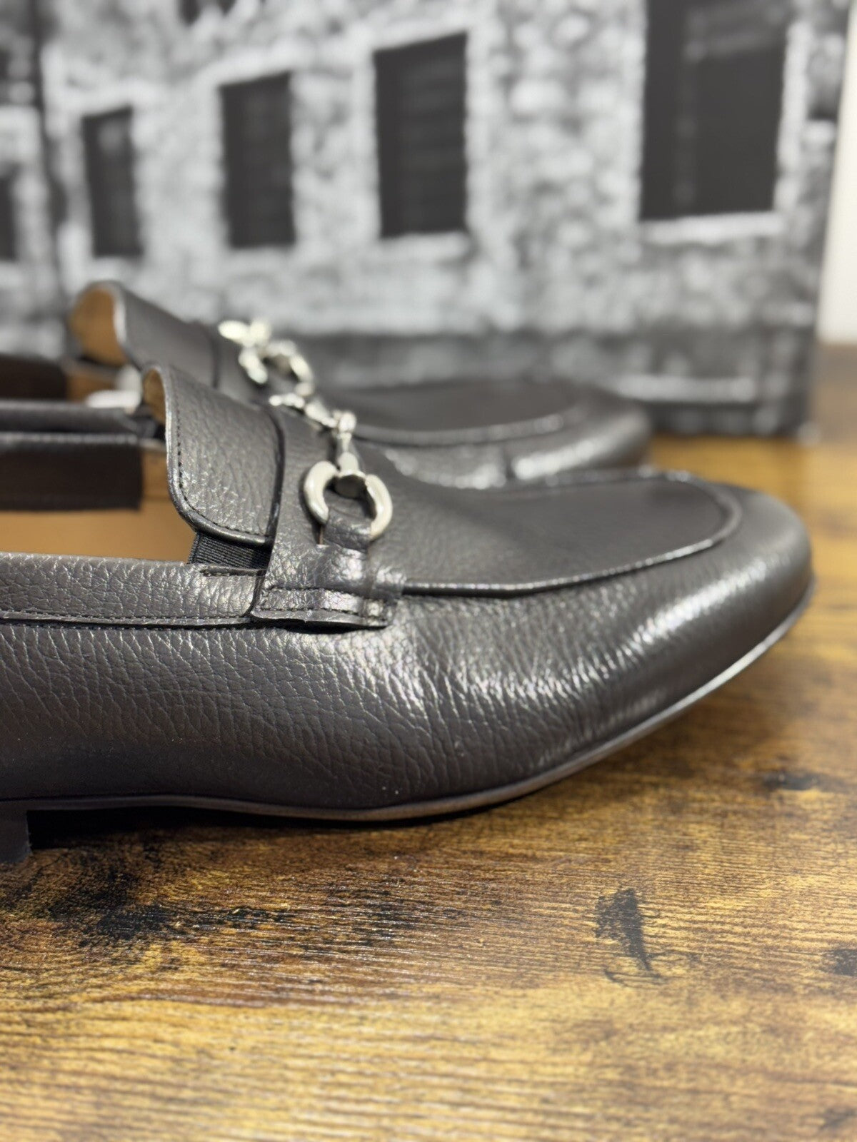 Roberto Botticelli Mocassino Uomo  Pelle T Moro  Fondo Cuoio Made In Italy 41